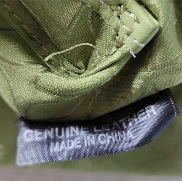 Fossil | Wallet Pocket Bag Womens Green Leather Detachable Strap Crossbody - Picture 9 of 16